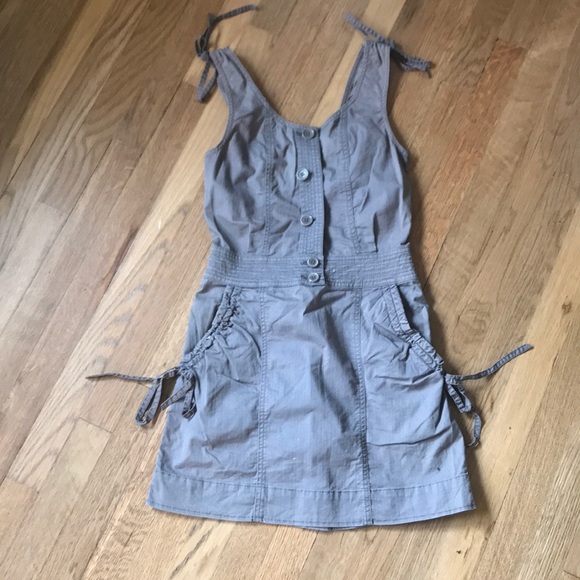 Juicy Couture Dresses & Skirts - Juicy Couture Grey Cargo Dress
